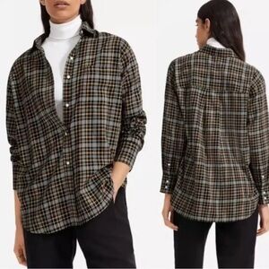 Everlane The Lightweight Flannel Oversized Shirt